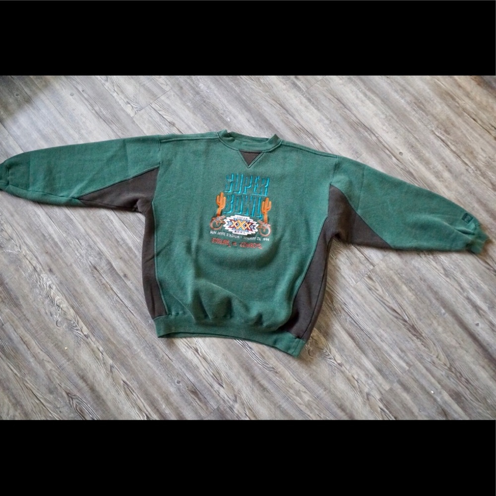 Super Bowl XXX Crewneck Sweatshirt Sz. L
